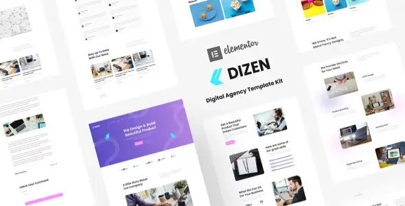 Dizen – Digital Agency Elementor Template Kit